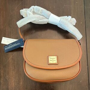 Dooney & Bourke Hallie caramel crossbody